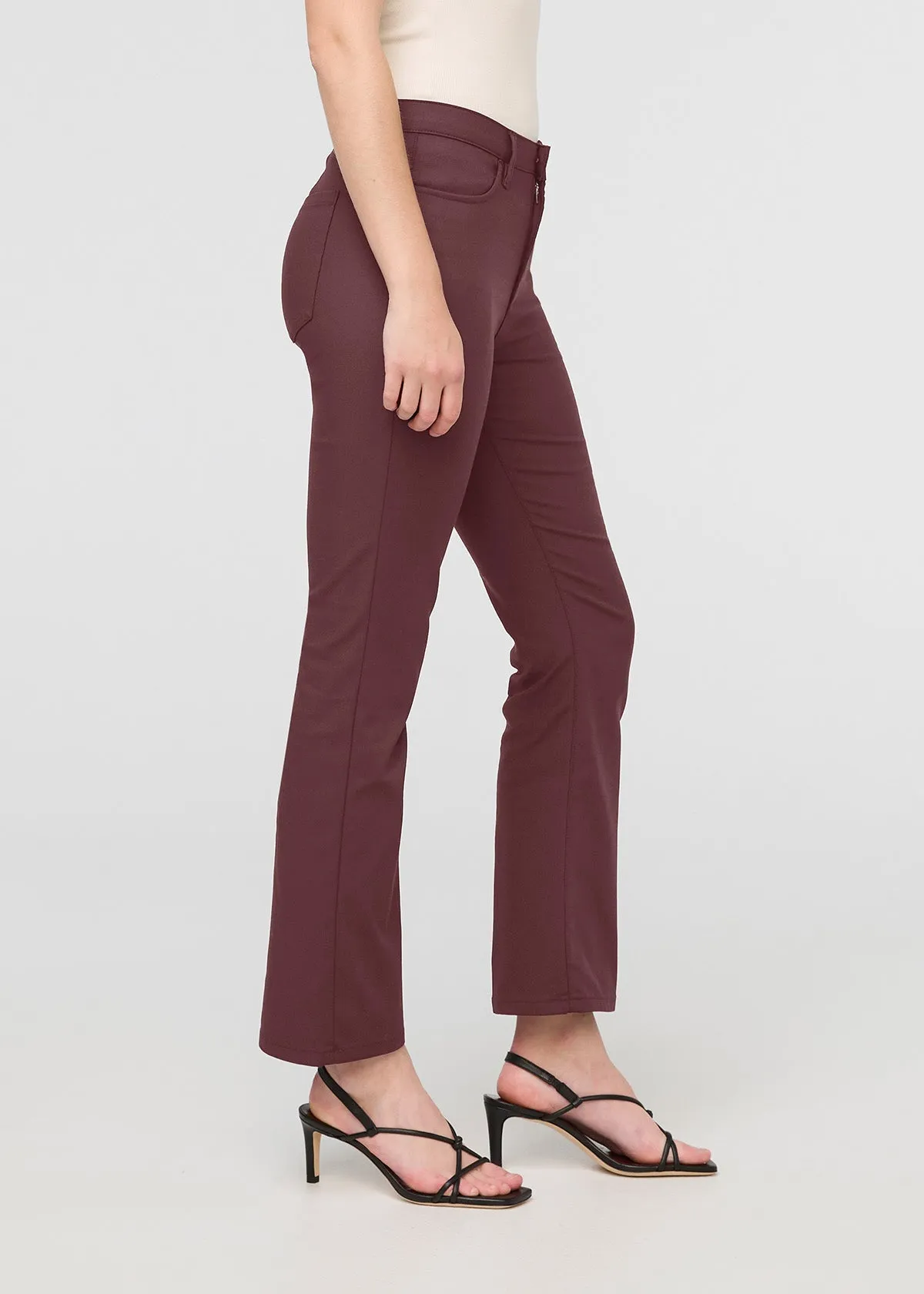 NuStretch High Rise Kick Flare - Mars