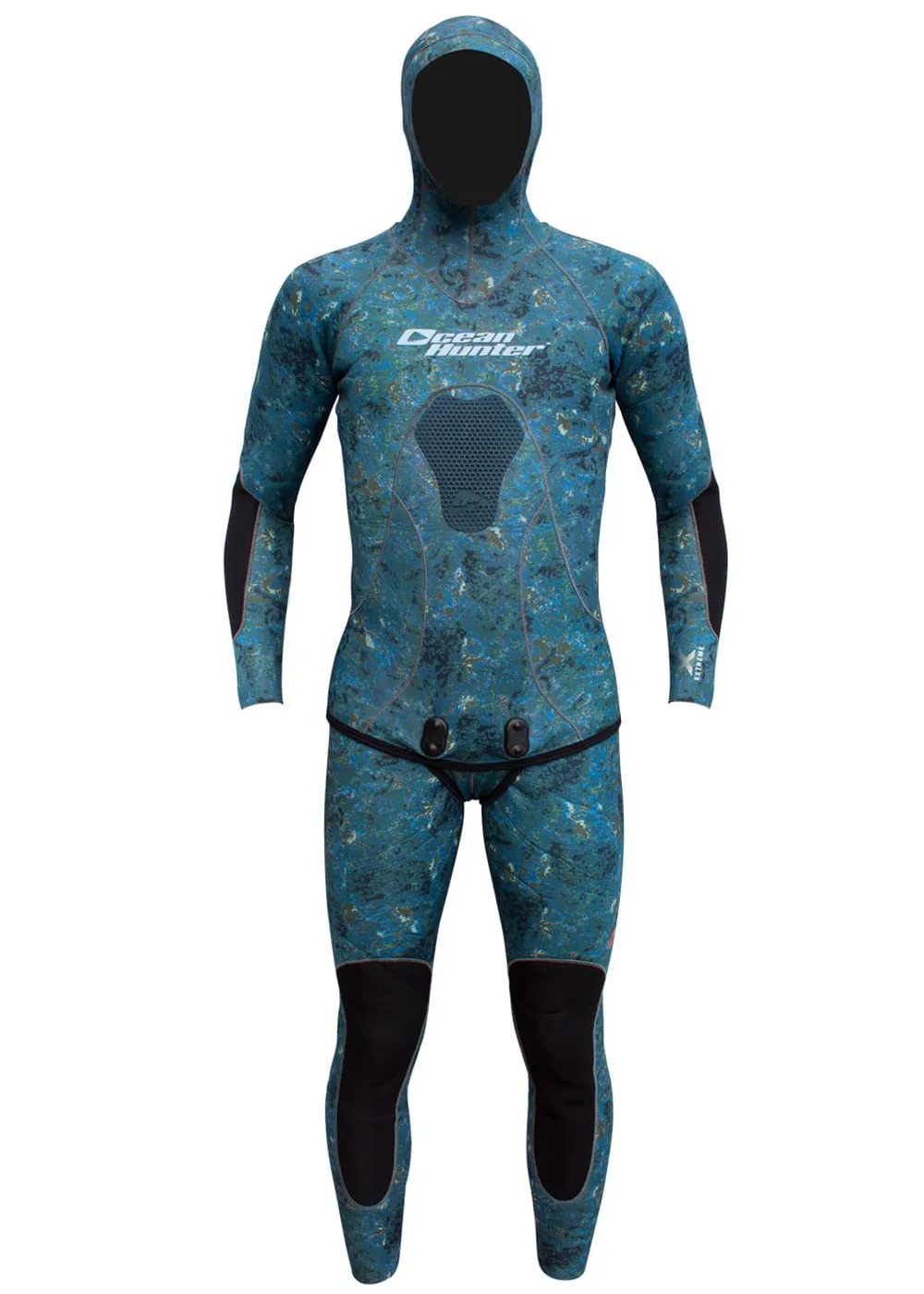 Ocean Hunter Mens Chameleon Extreme 2mm Lined 2 Piece Wetsuit