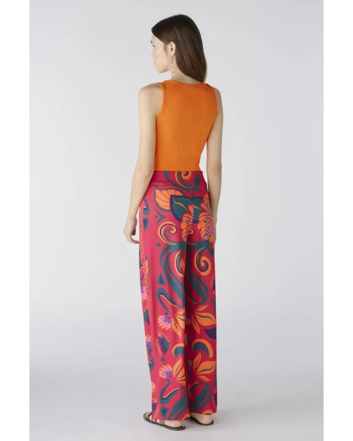 Oui Floral Print Pant