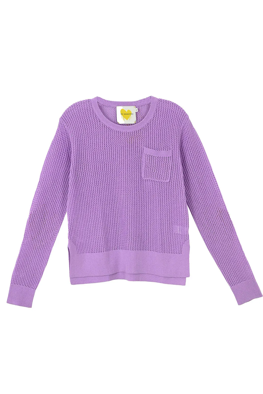 Patchwork Pullover, Lavender