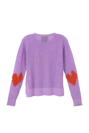 Patchwork Pullover, Lavender