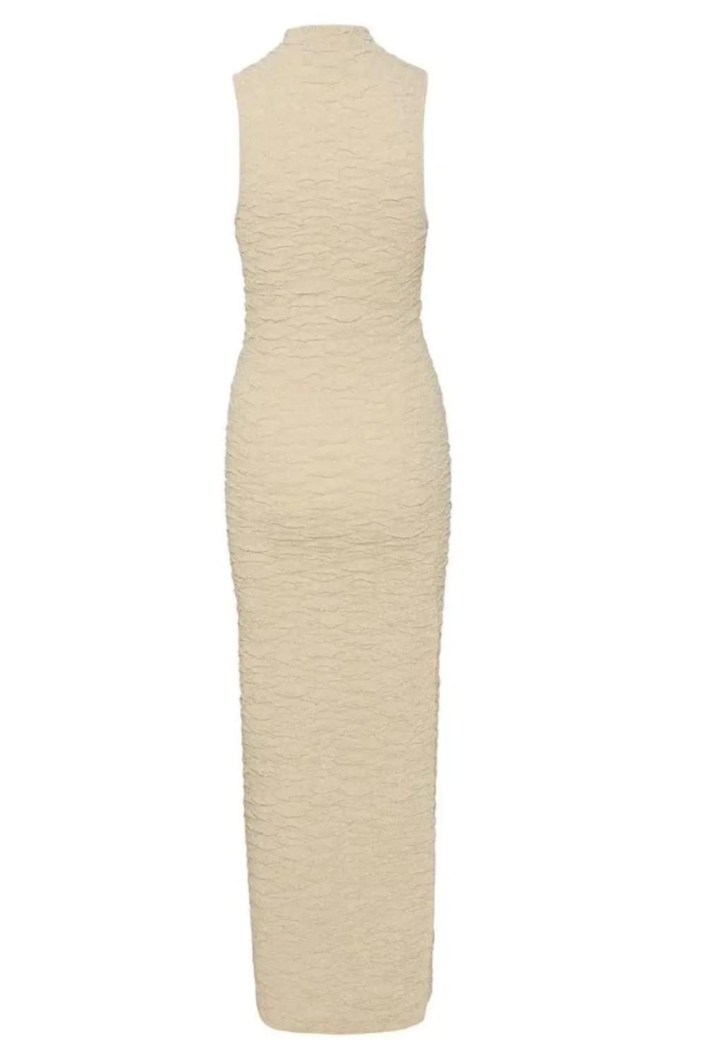 Picca Sleeveless Dress in Off White/Gold