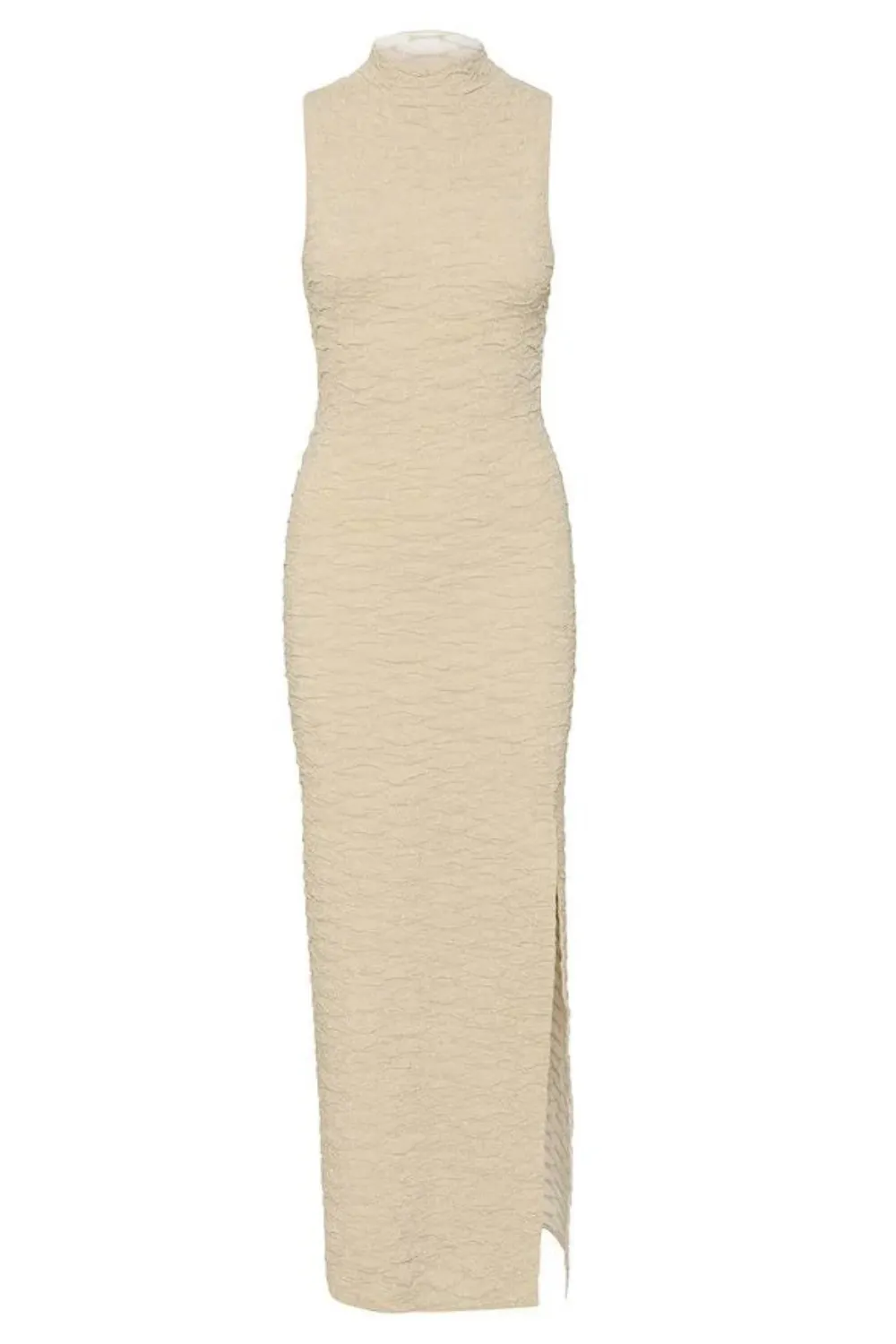 Picca Sleeveless Dress in Off White/Gold