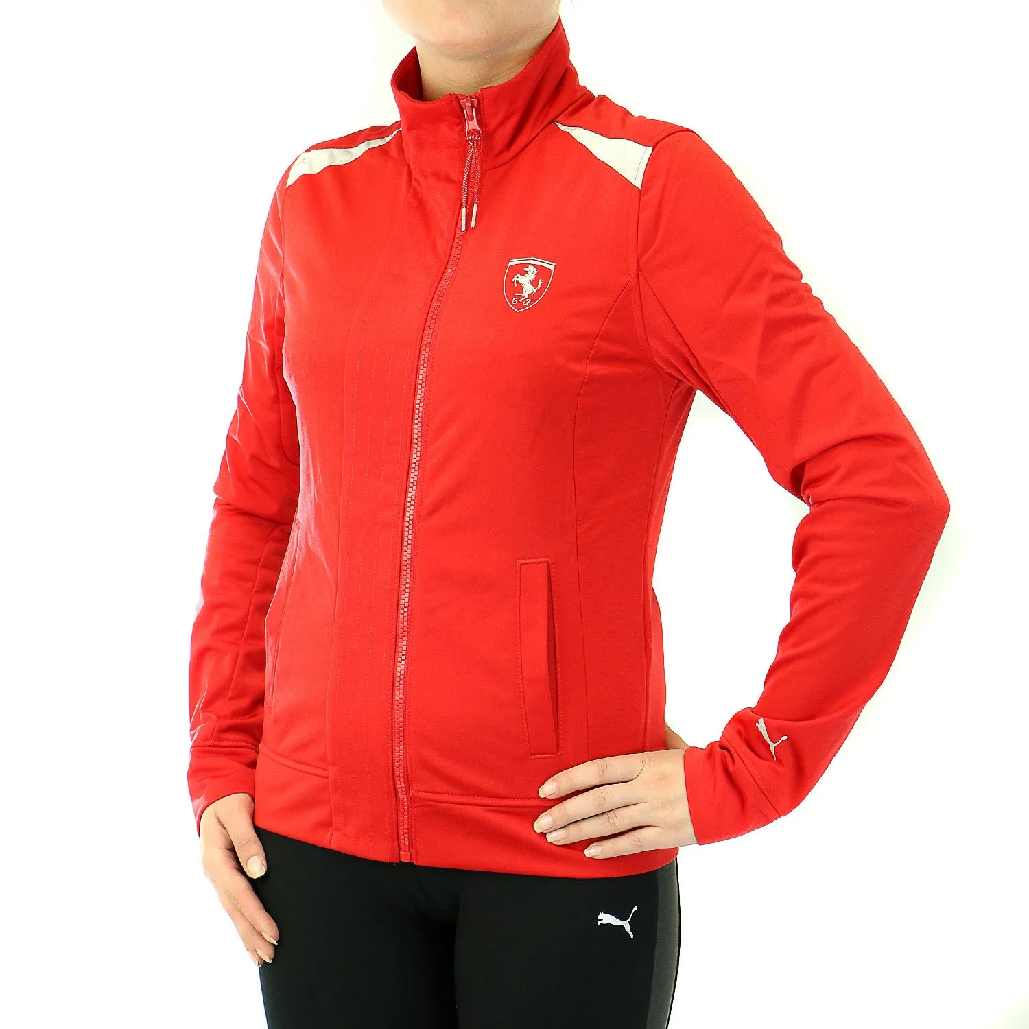 Puma Ferrari Track Jacket - Black - Womens