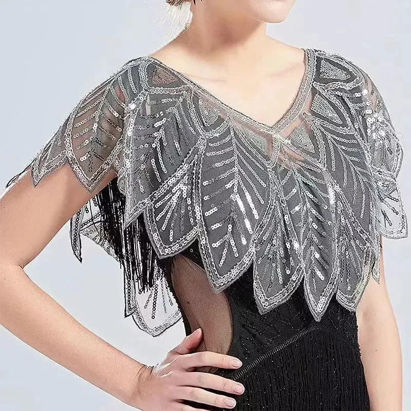 Radiant Shimmer Cape Shrug