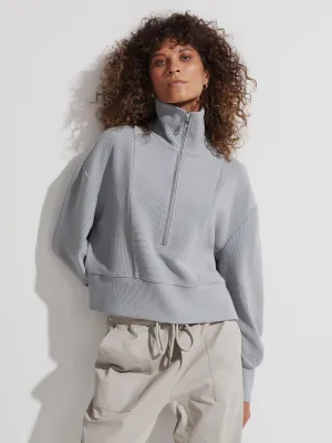 Ramona Half Zip, Quarry