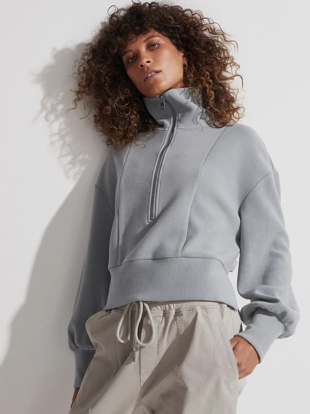 Ramona Half Zip, Quarry