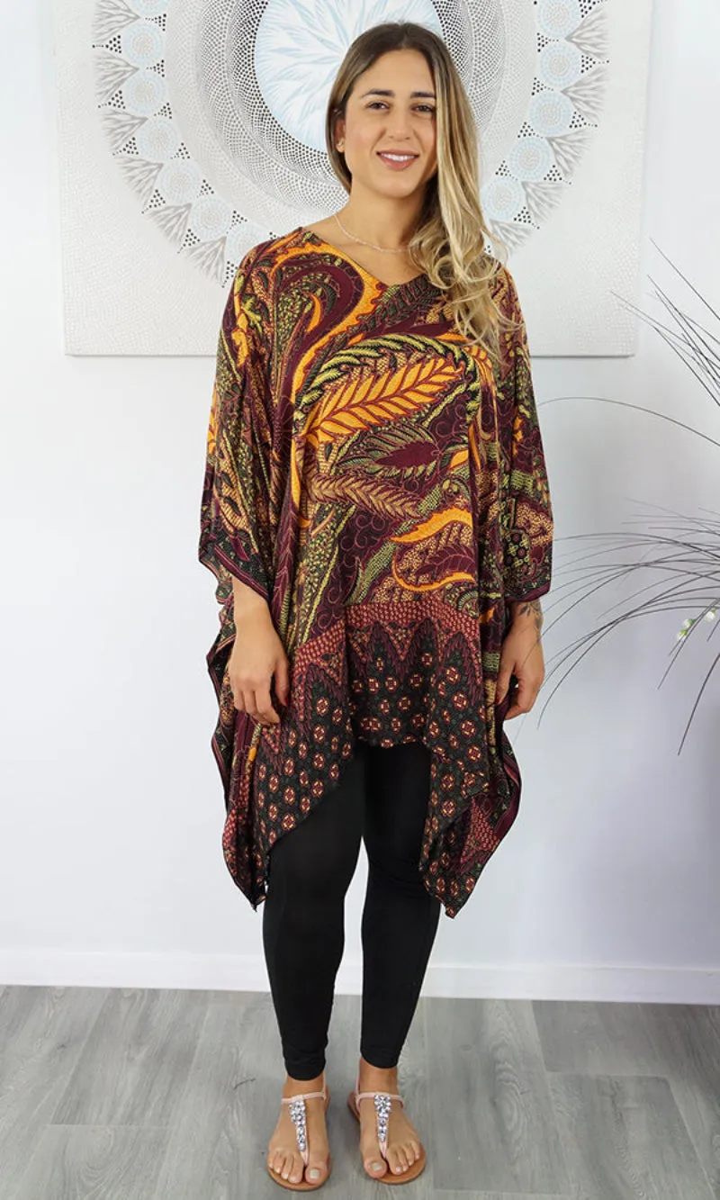 Rayon Tunic Short Retro Batik, More Colours