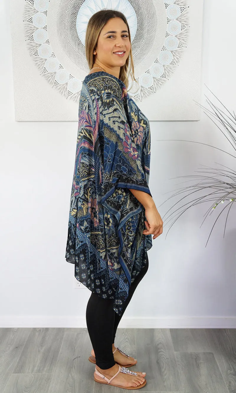 Rayon Tunic Short Retro Batik, More Colours