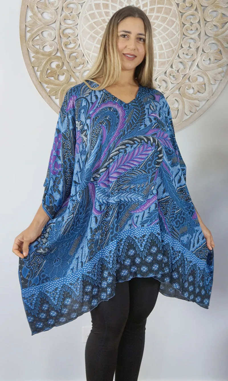 Rayon Tunic Short Retro Batik, More Colours