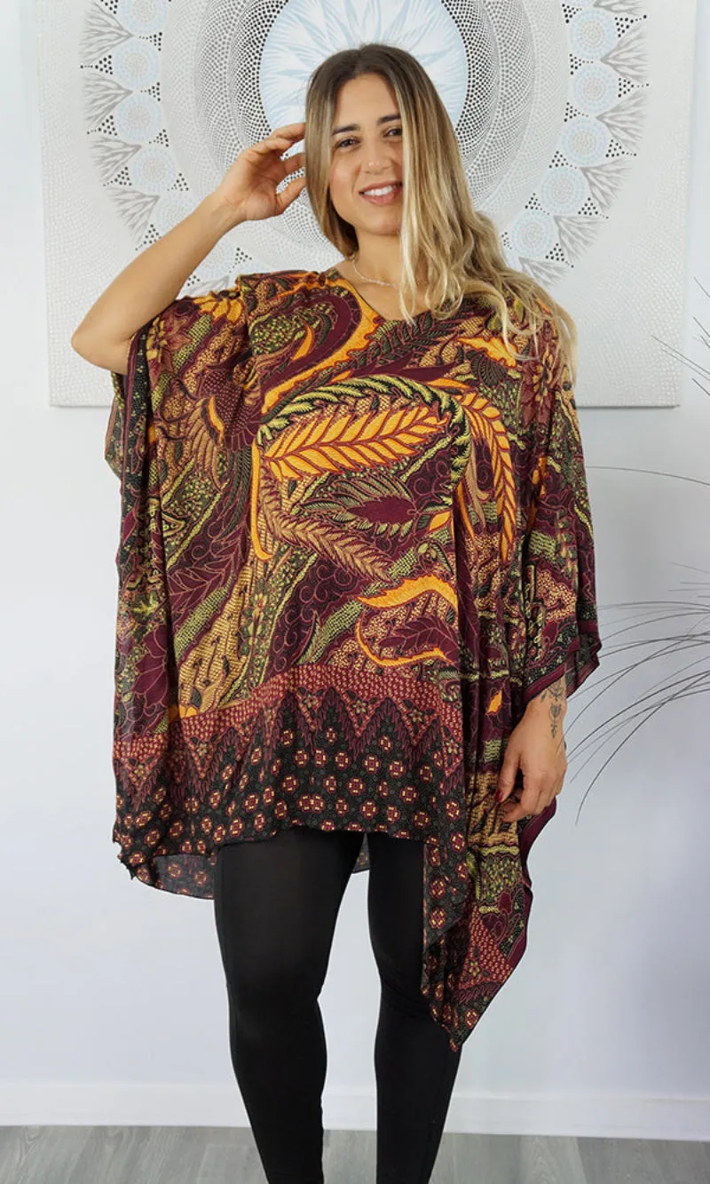 Rayon Tunic Short Retro Batik, More Colours