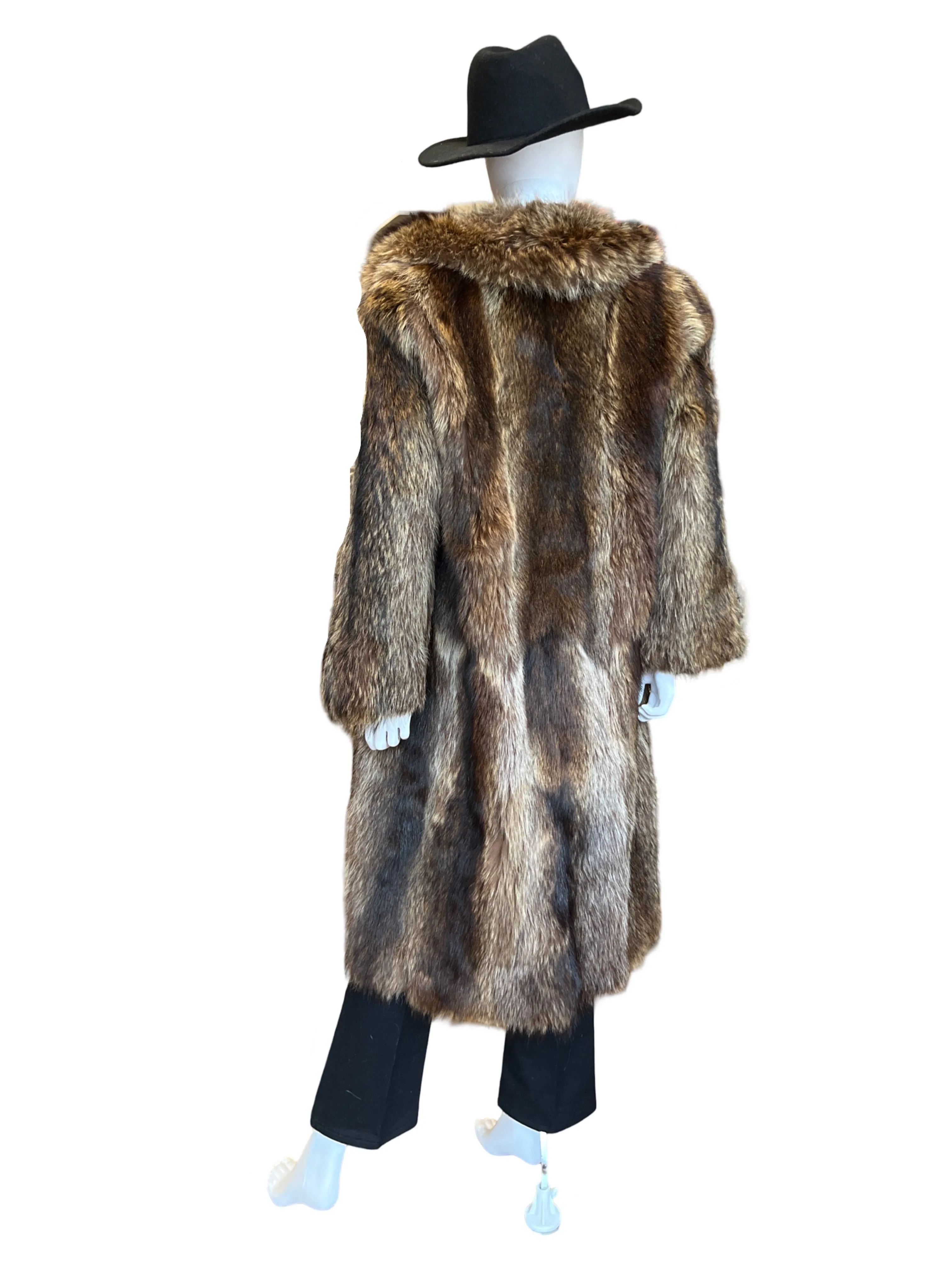 Real Fur Long Coat