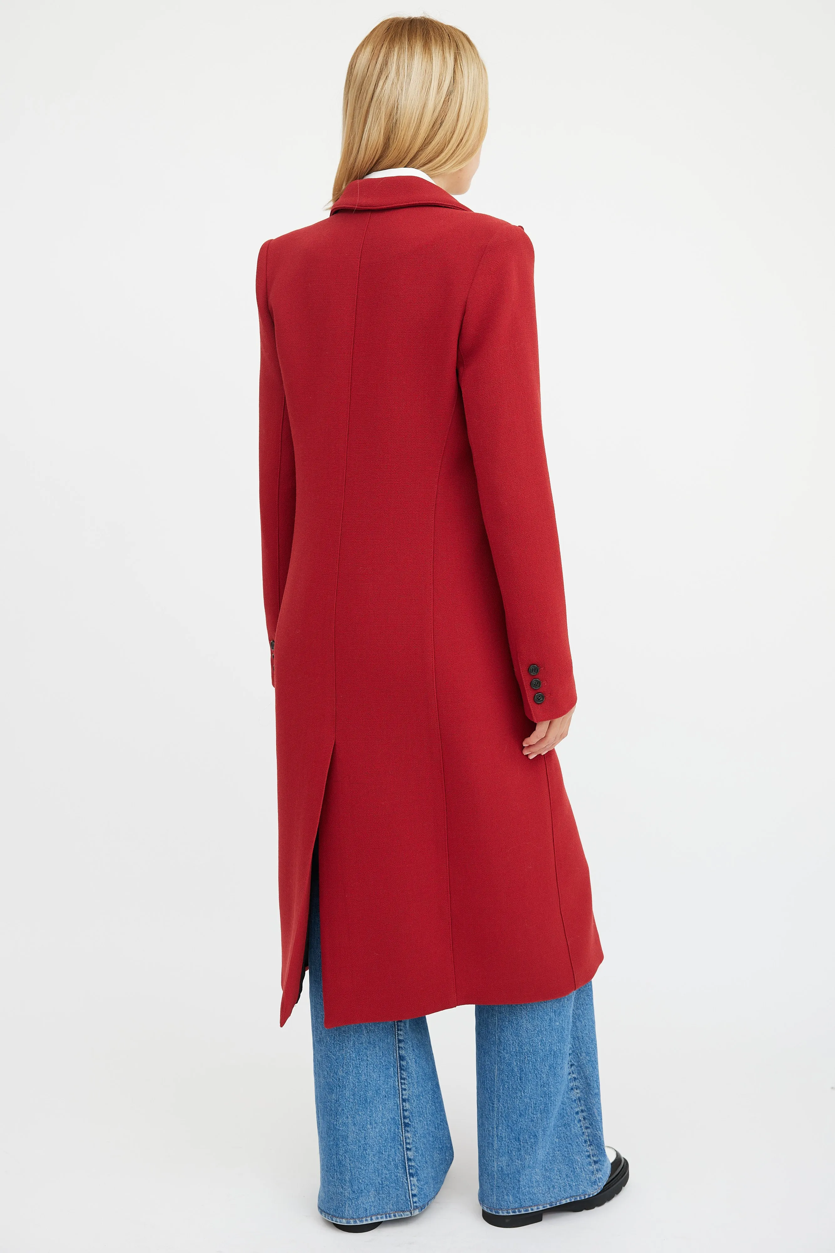 Red Wool Coat