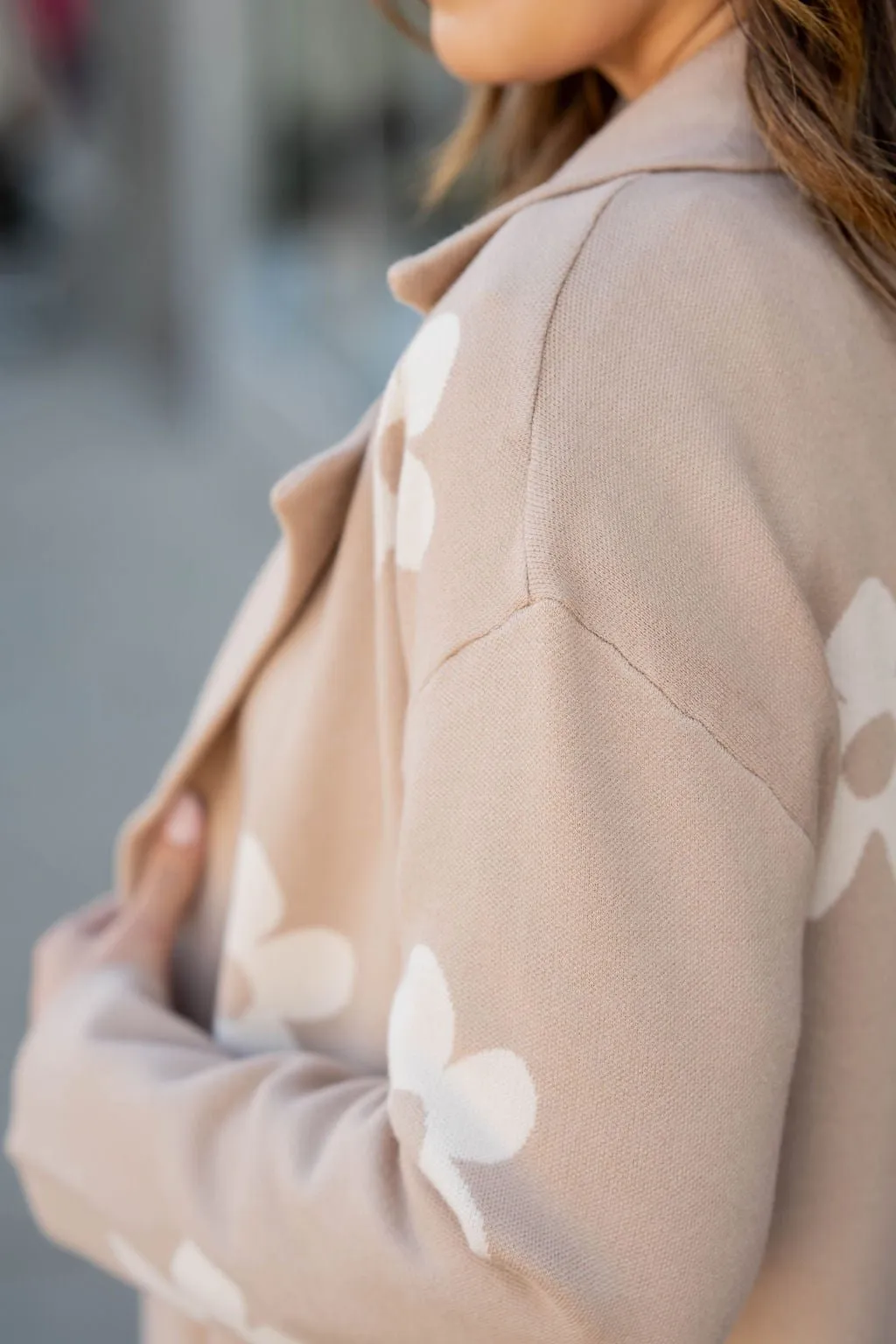 Retro Daisies Tunic Blazer