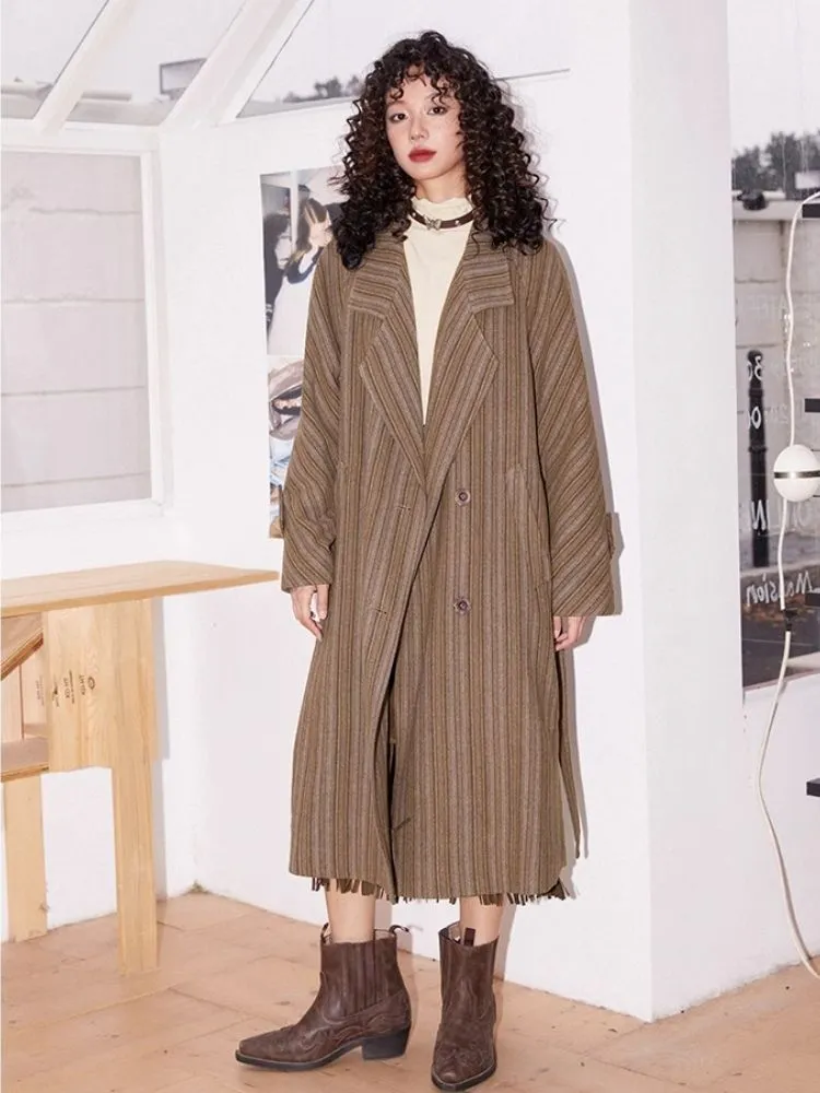 Retro vintage wool coat【s0000004573】