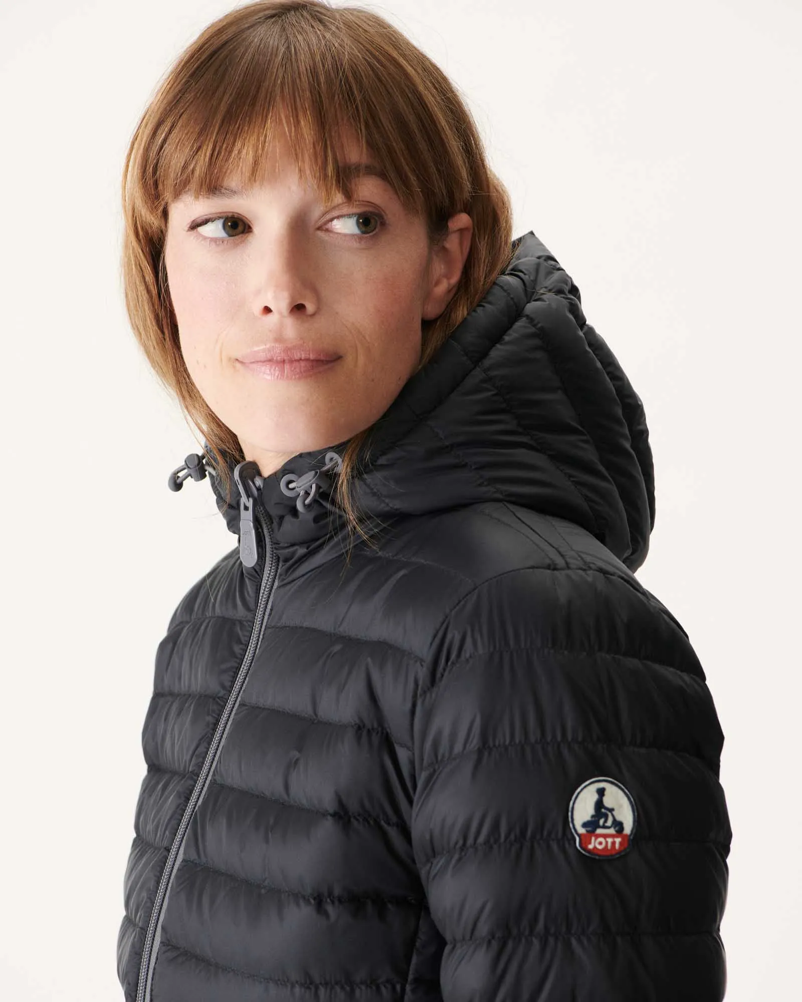 Reversible light down jacket Black Moscou