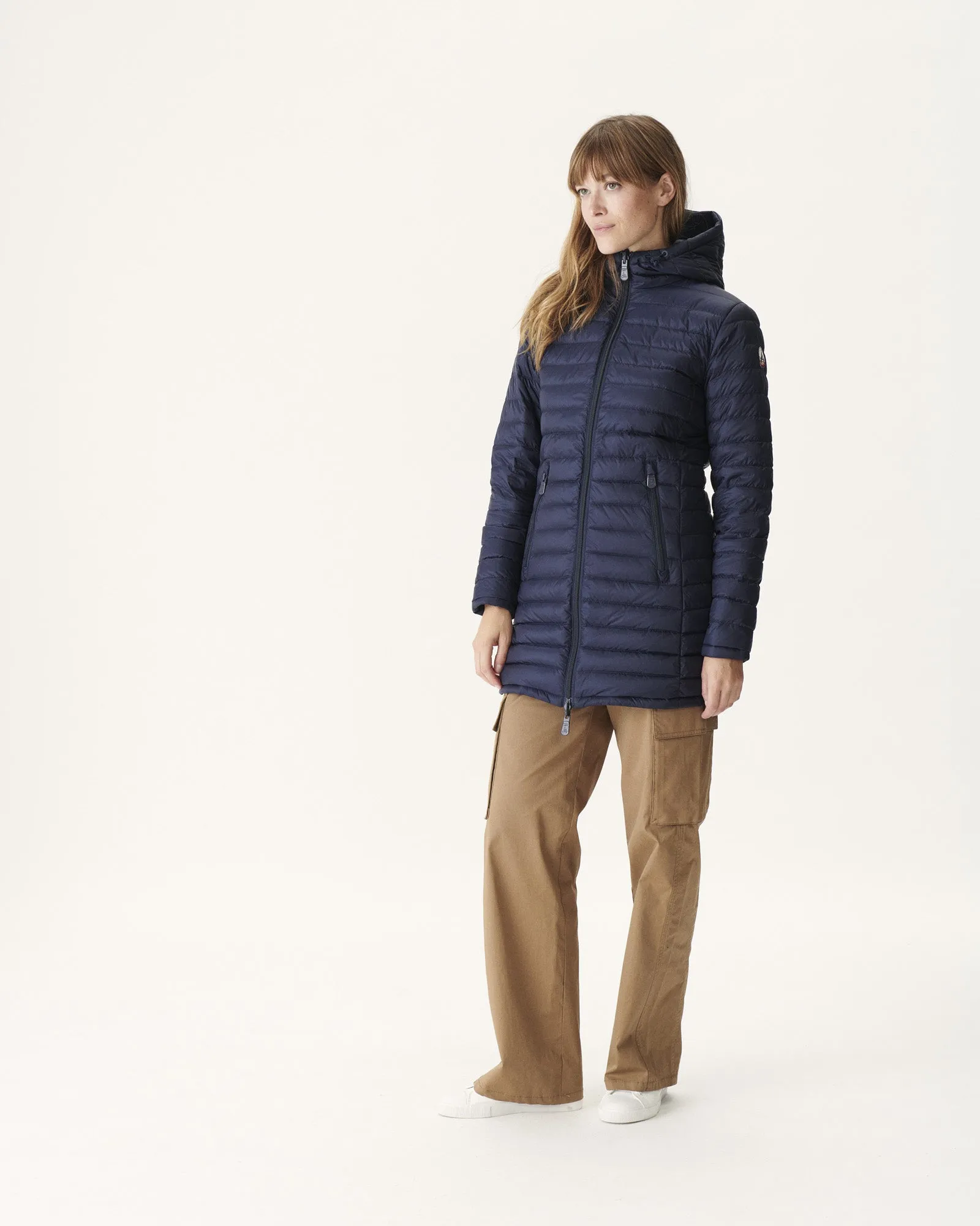 Reversible light down jacket Navy Moscou