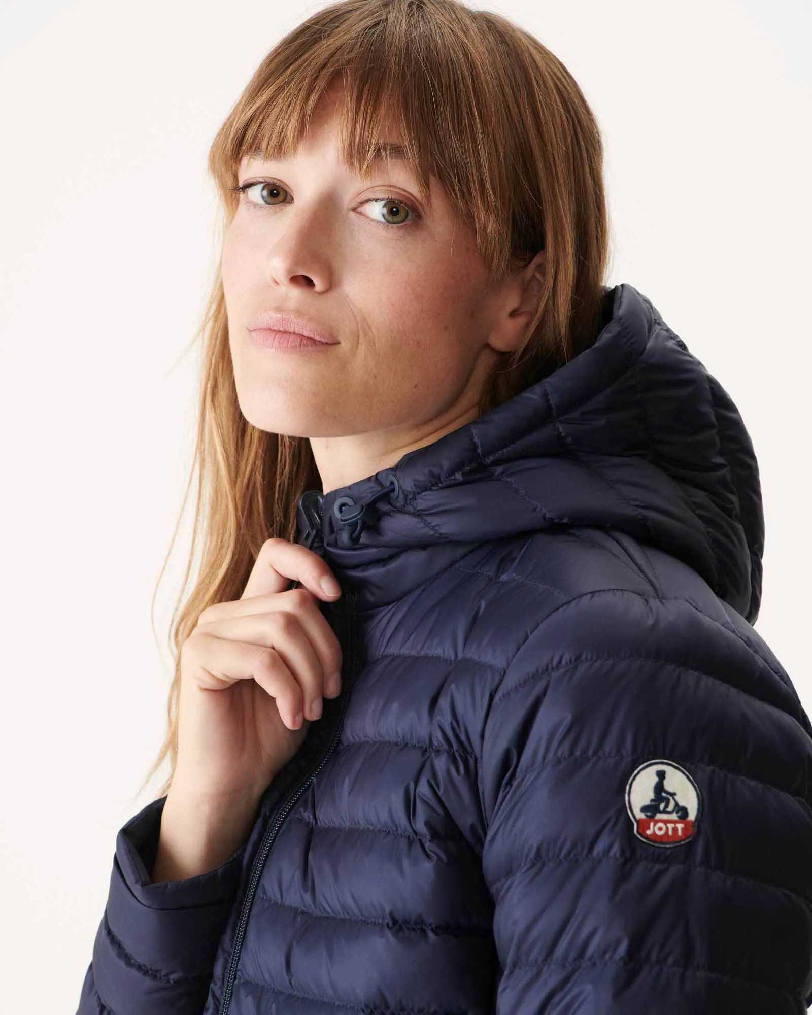 Reversible light down jacket Navy Moscou