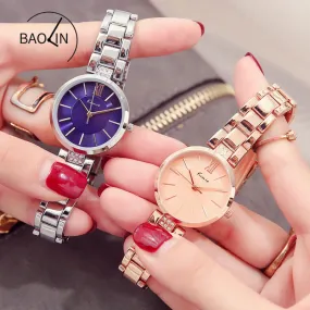 Rhinestone Rose Gold Watches | Dressed Wristwatch For Women