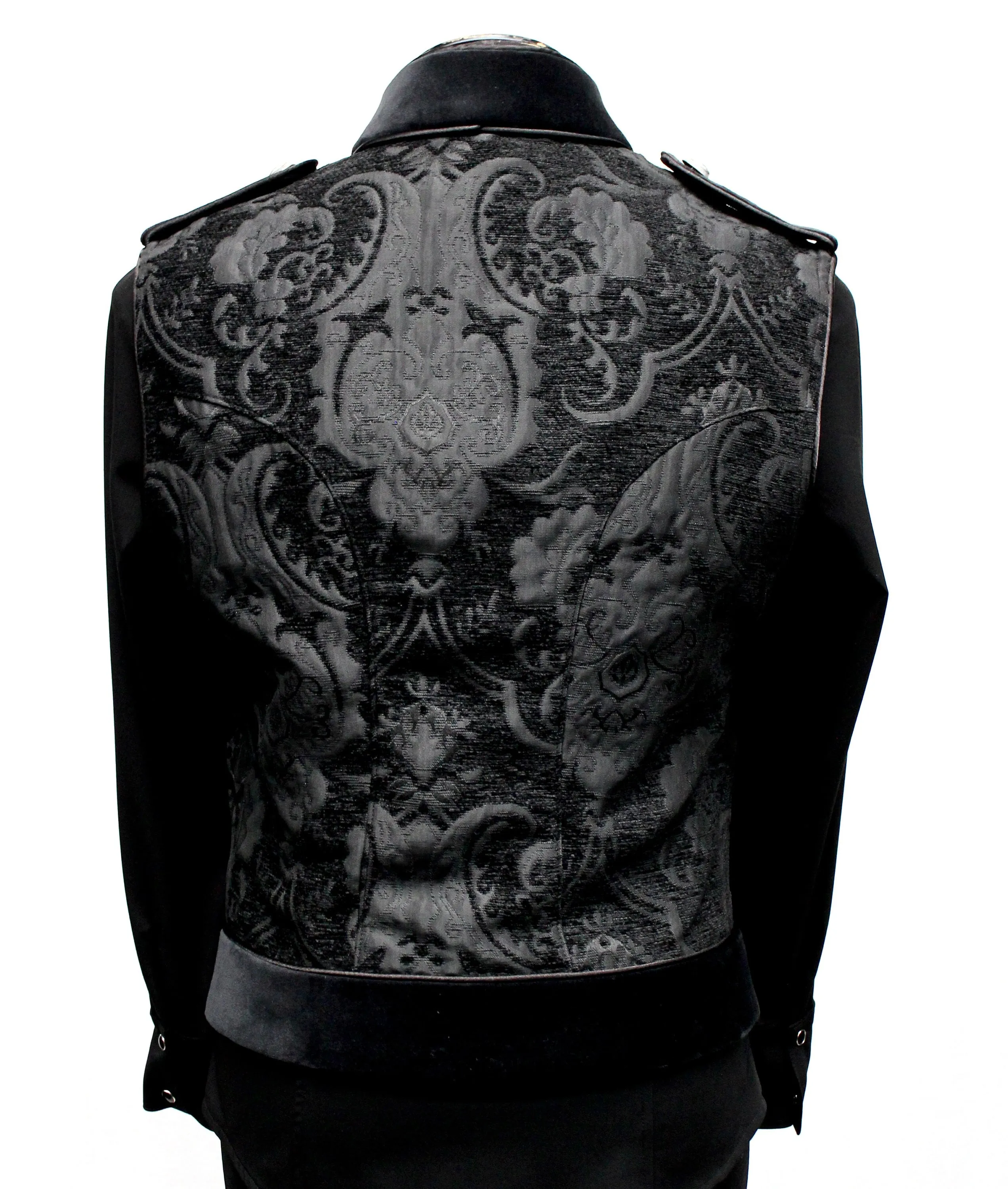 ROYAL MARINE VEST - Black Tapestry