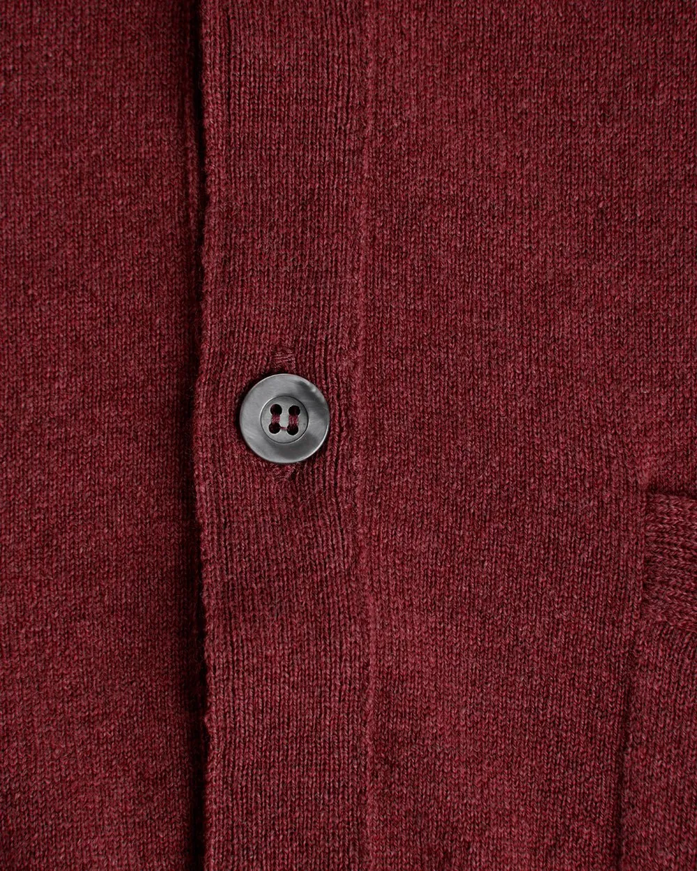 Russet Red Lightweight Cashmere Cardigan