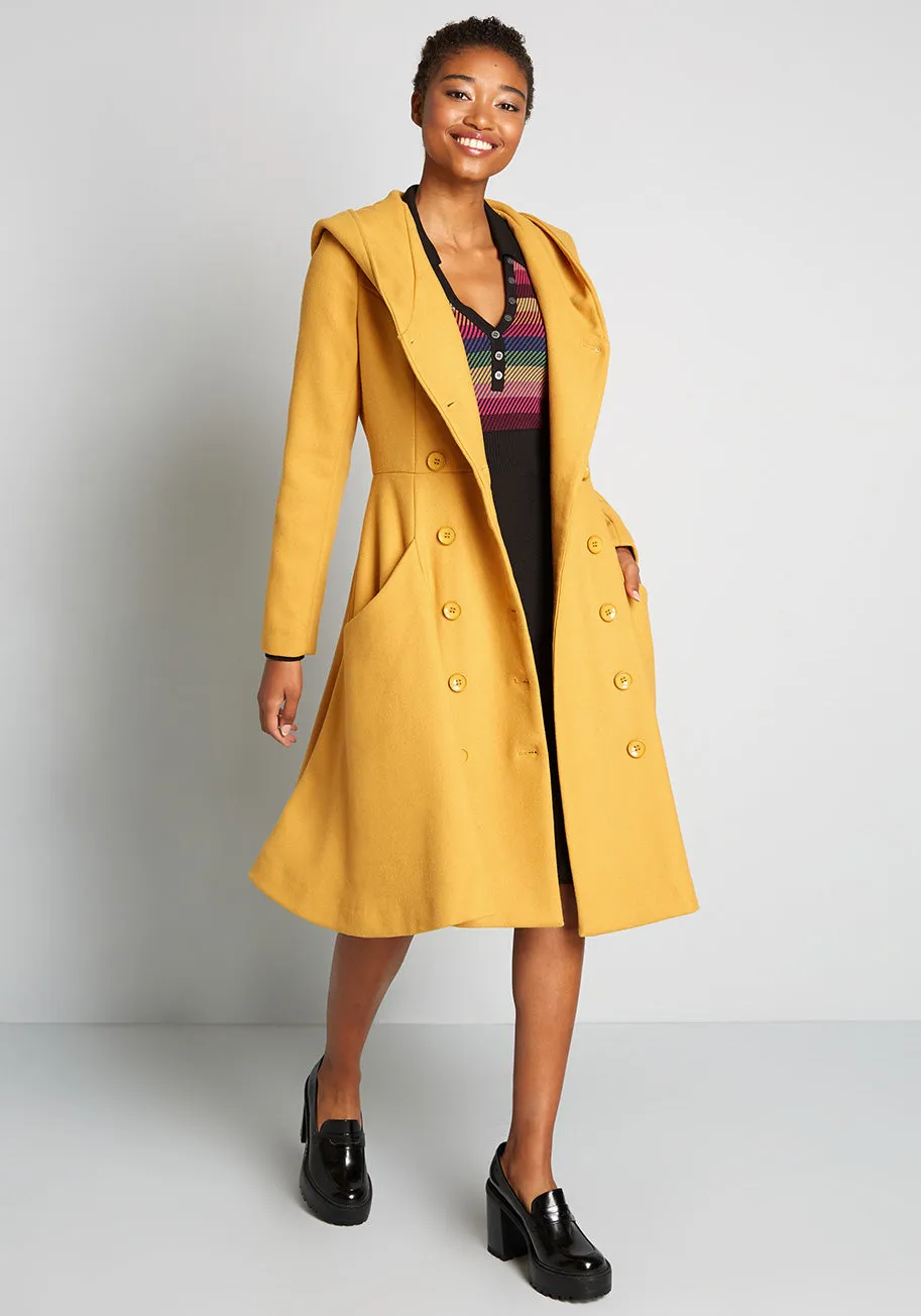 Shining So Brightly Swing Coat