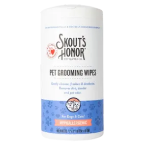 Skout's Honor Hypoallergenic Pet Grooming Wipes