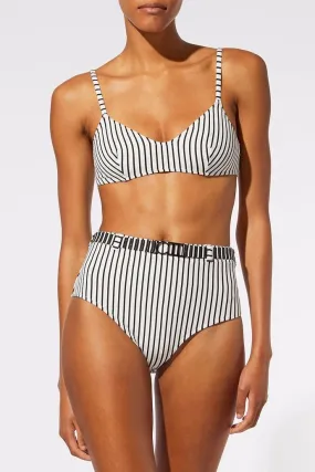 SOLID & STRIPED | Cora Bottom - B/W Stipe