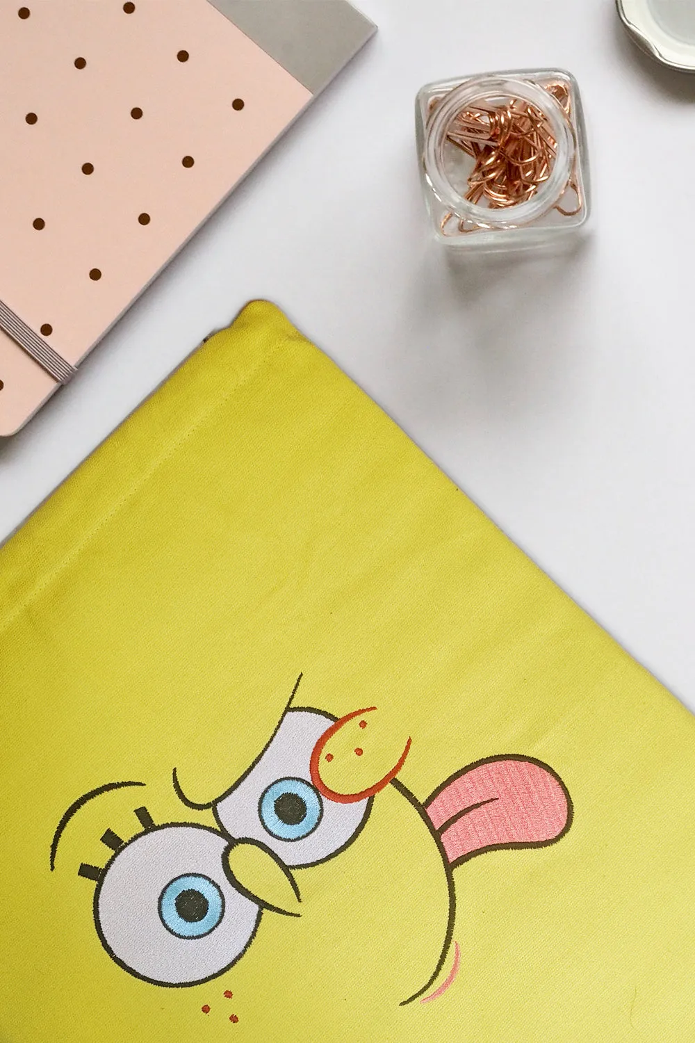 SpongeBob Lenticular Eyes Drawstring Bag