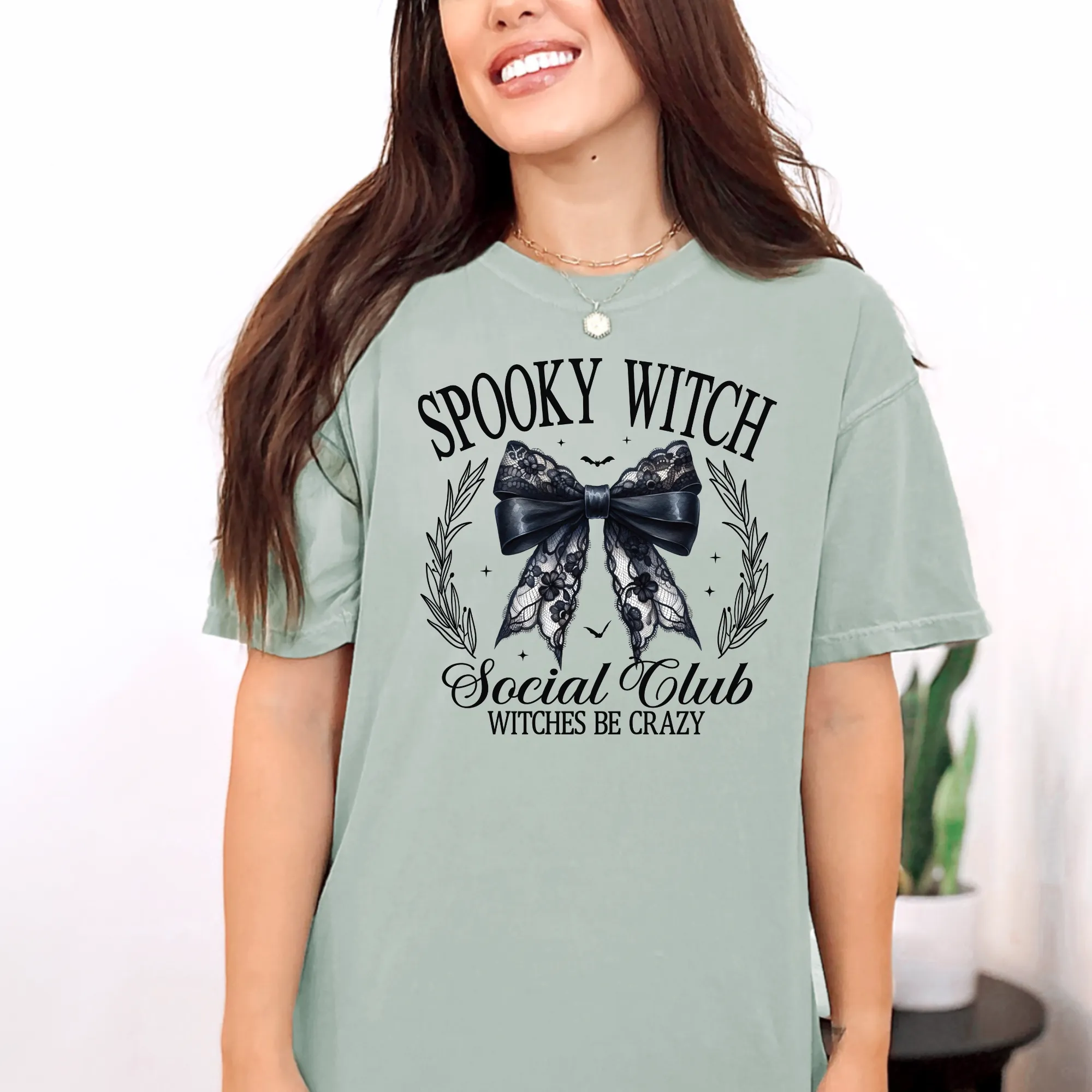 Spooky Witch Social Club Shirt