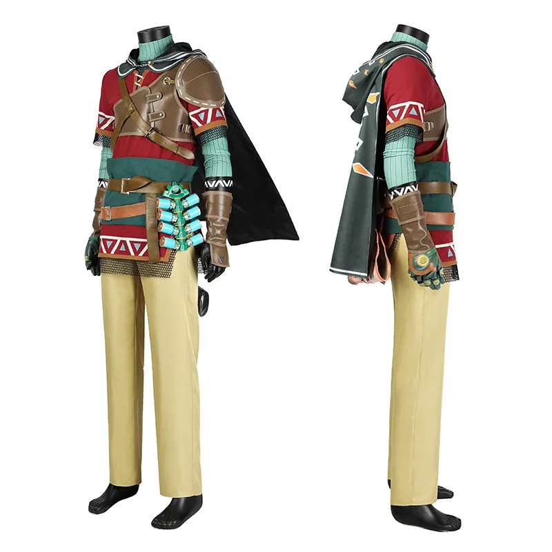 The Legend of Zelda Cosplay Link Hylian Tunic Suit Halloween Game Costume