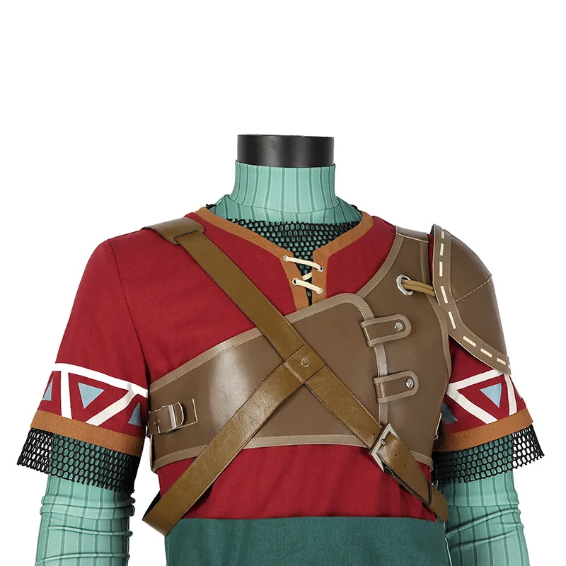 The Legend of Zelda Cosplay Link Hylian Tunic Suit Halloween Game Costume