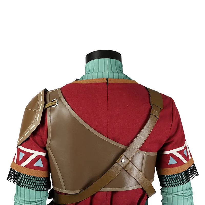 The Legend of Zelda Cosplay Link Hylian Tunic Suit Halloween Game Costume