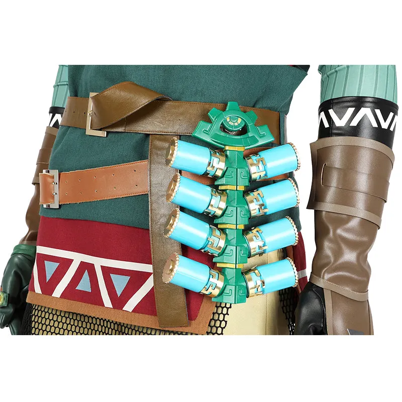 The Legend of Zelda Cosplay Link Hylian Tunic Suit Halloween Game Costume