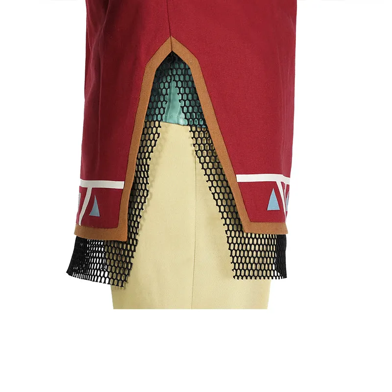 The Legend of Zelda Cosplay Link Hylian Tunic Suit Halloween Game Costume