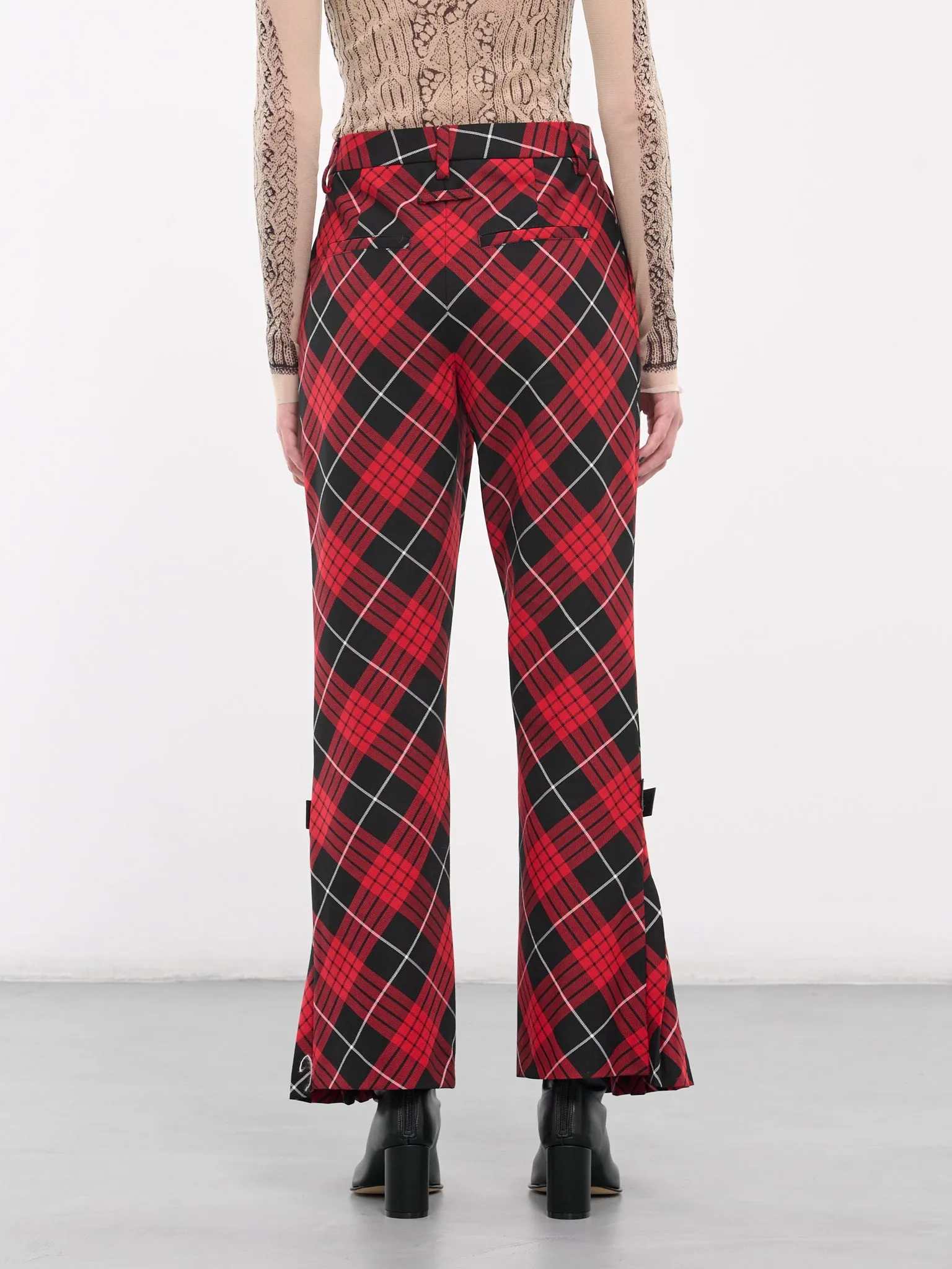 The Tartan Suit Pants (F-PA154-C062-300001-RED-BLK-WH)