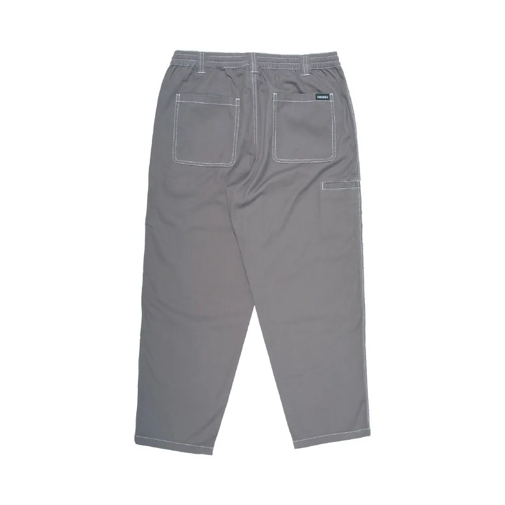 THEORIES STAMP LOUNGE PANTS LIGHT GREY