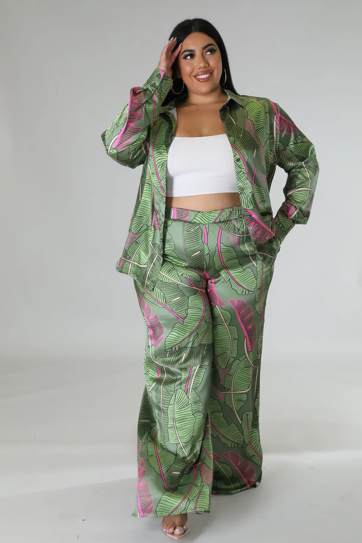 Tropical Island Pants Set