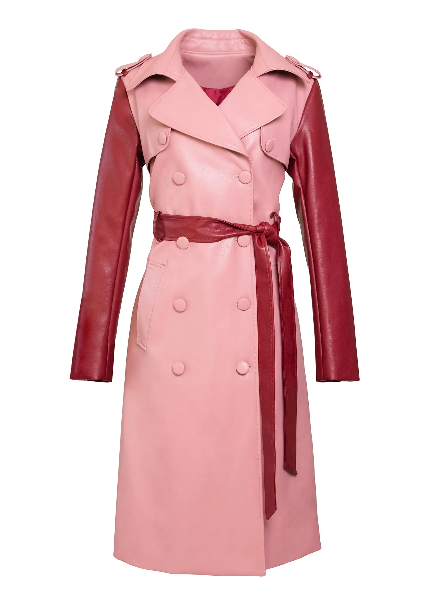 Two-Tone Trench Coat