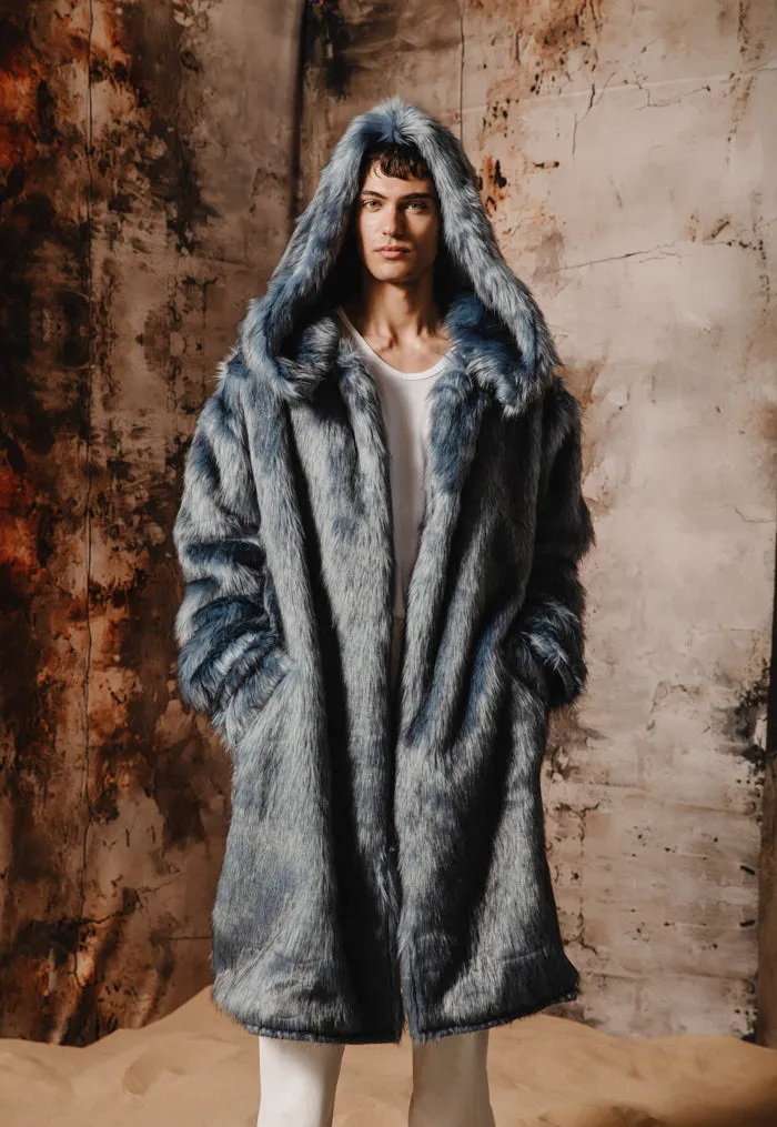 Utopia Faux-Fur Coat Grey