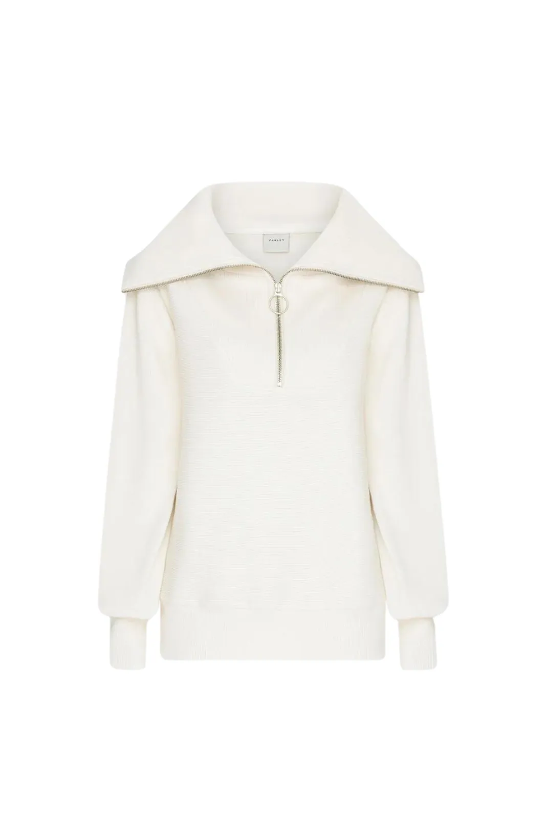 Vine Half Zip, Ivory