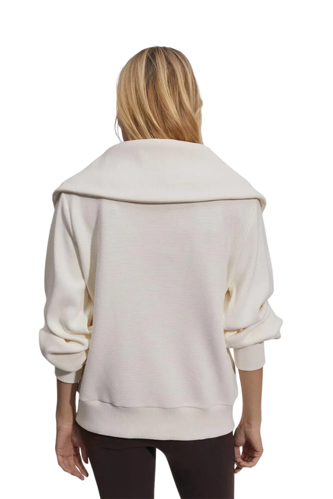 Vine Half Zip, Ivory