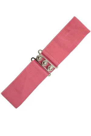 Vintage Stretch Belt in Coral by Banned