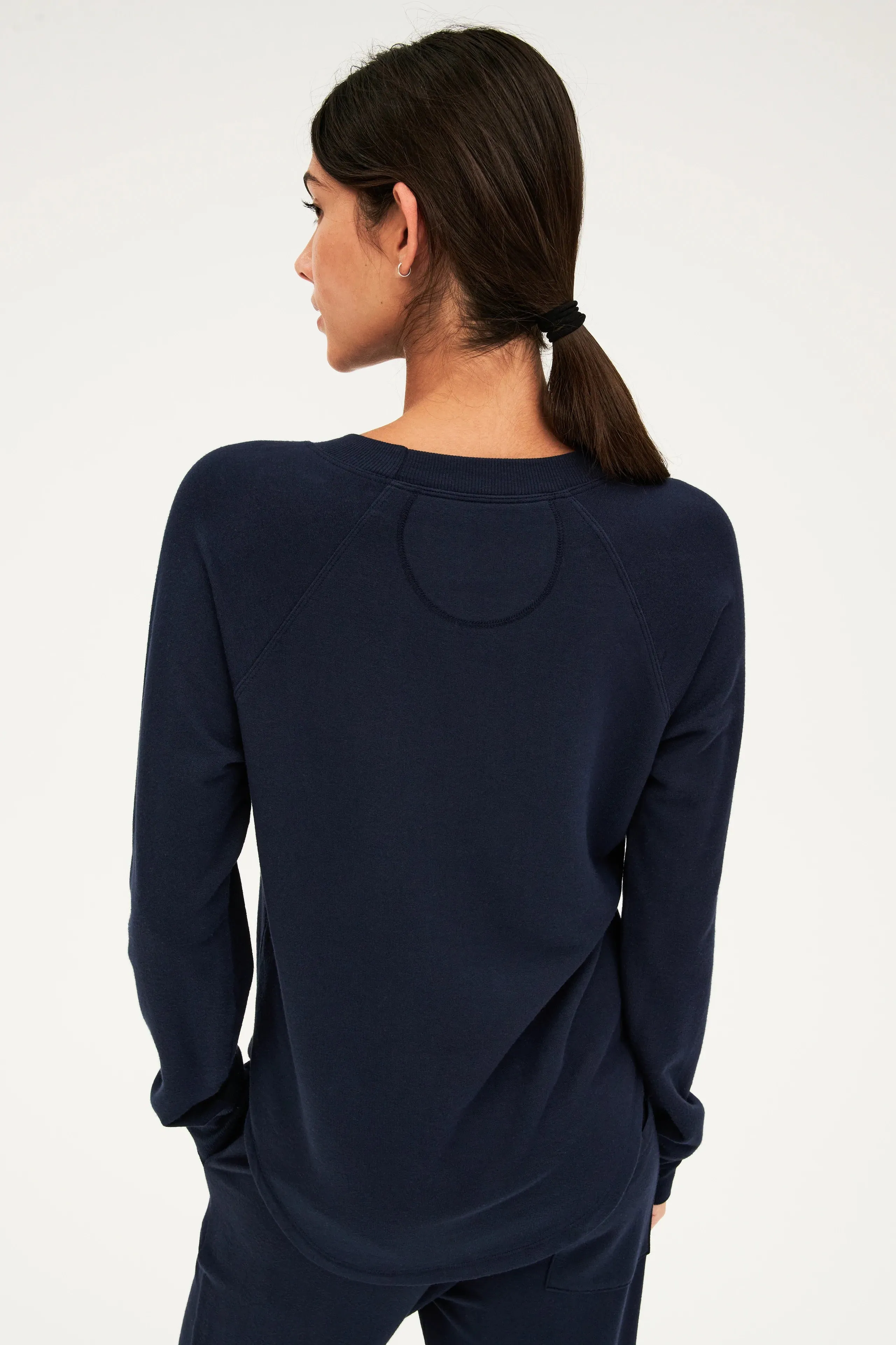 Warm Up Fleece Sweatshirt, Indigo