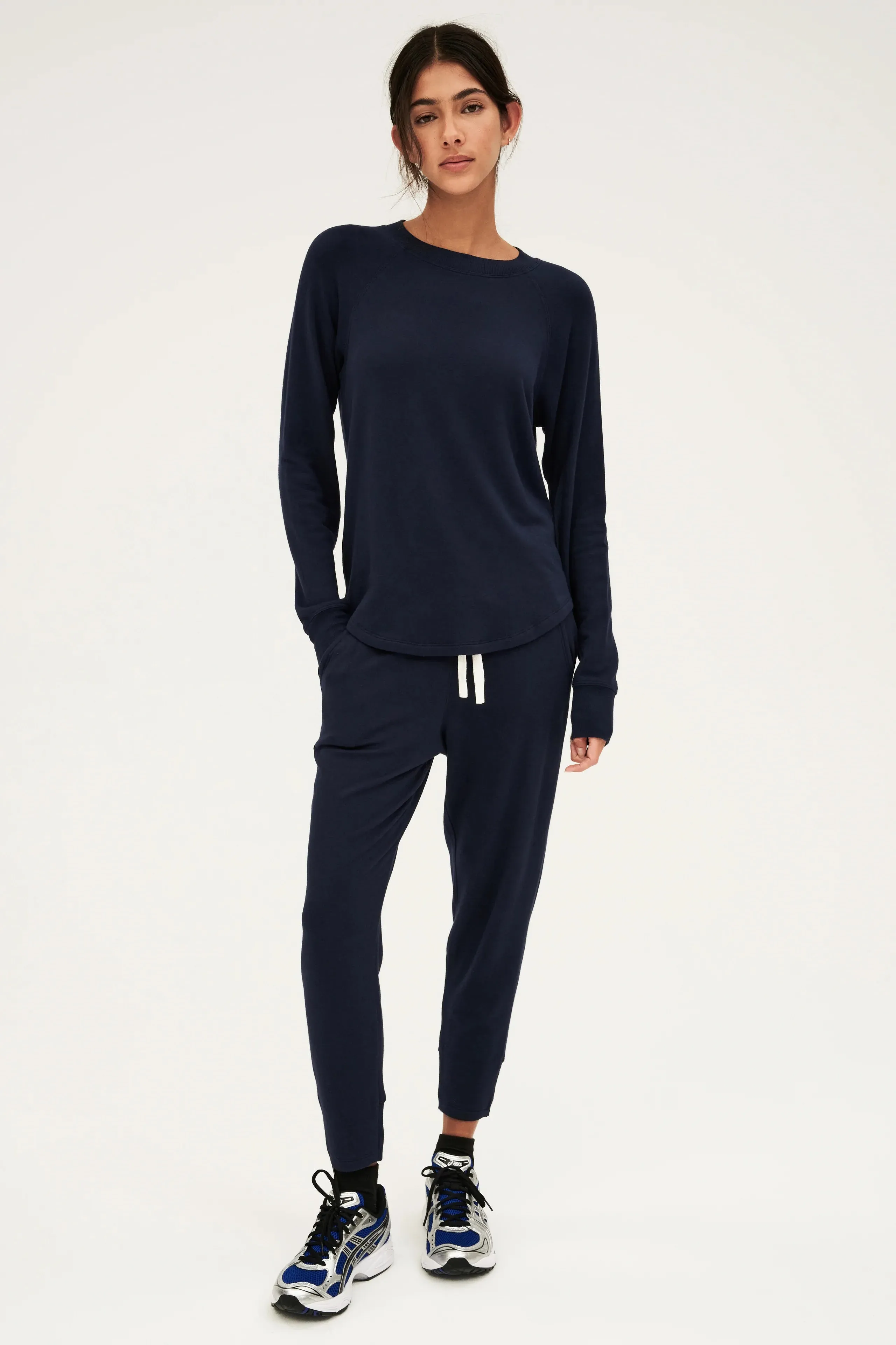 Warm Up Fleece Sweatshirt, Indigo