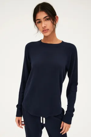 Warm Up Fleece Sweatshirt, Indigo