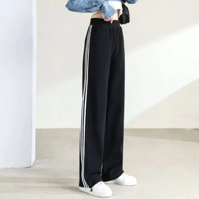 Wjczt Flared Oversize Mom Baggy Jeans Woman High Waist Pants for Women Korean Fashion Jean Large Women&#39;s Denim Shorts Wide Leg Pant