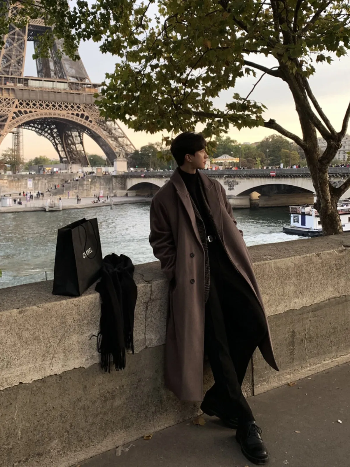 WLS Loose Long Thick Cashmere Coat