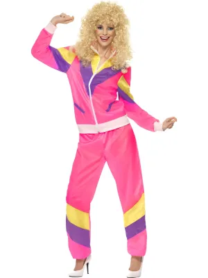 Womens Costume - Pink Height of Fashion Shell Suit