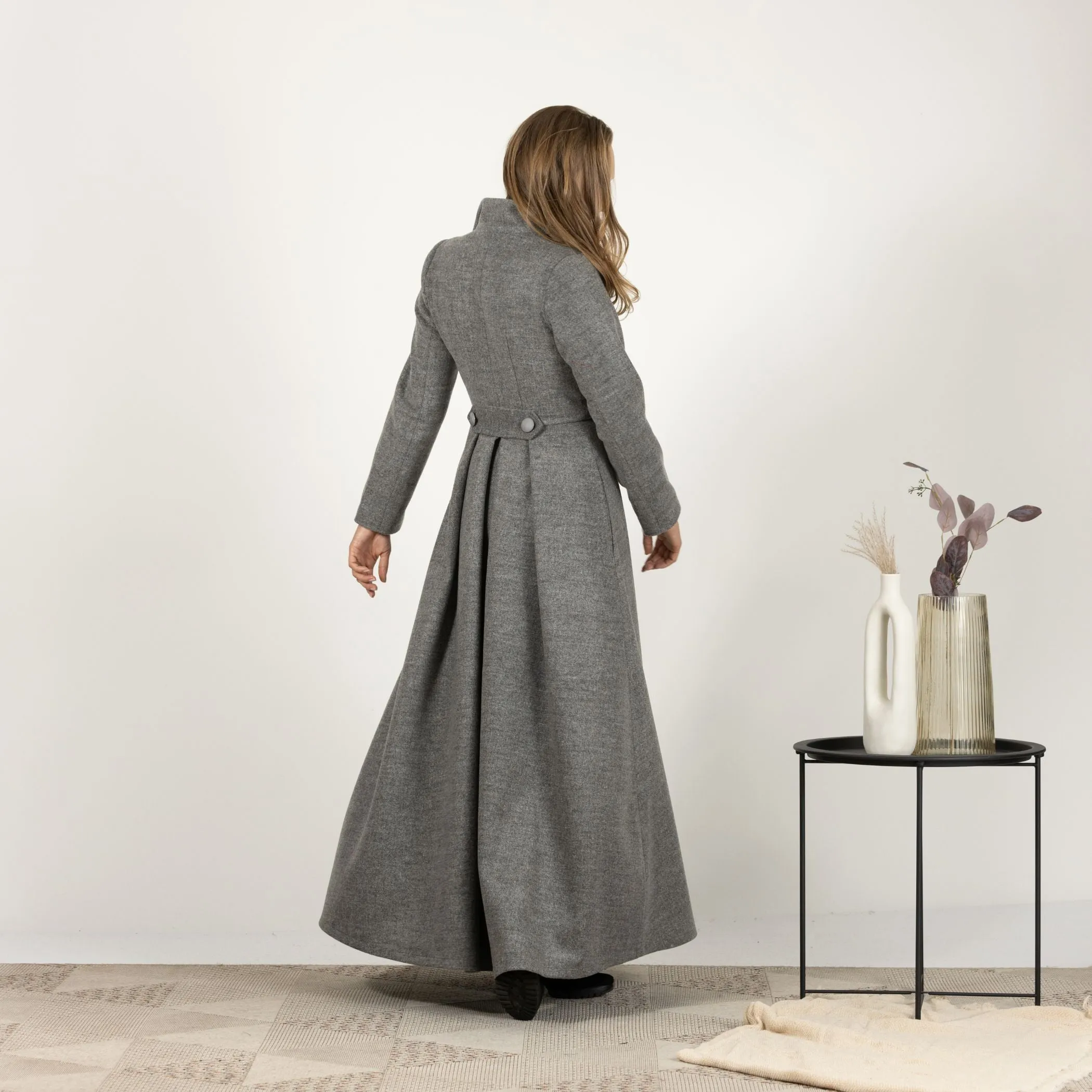 Wool Princess Maxi Coat